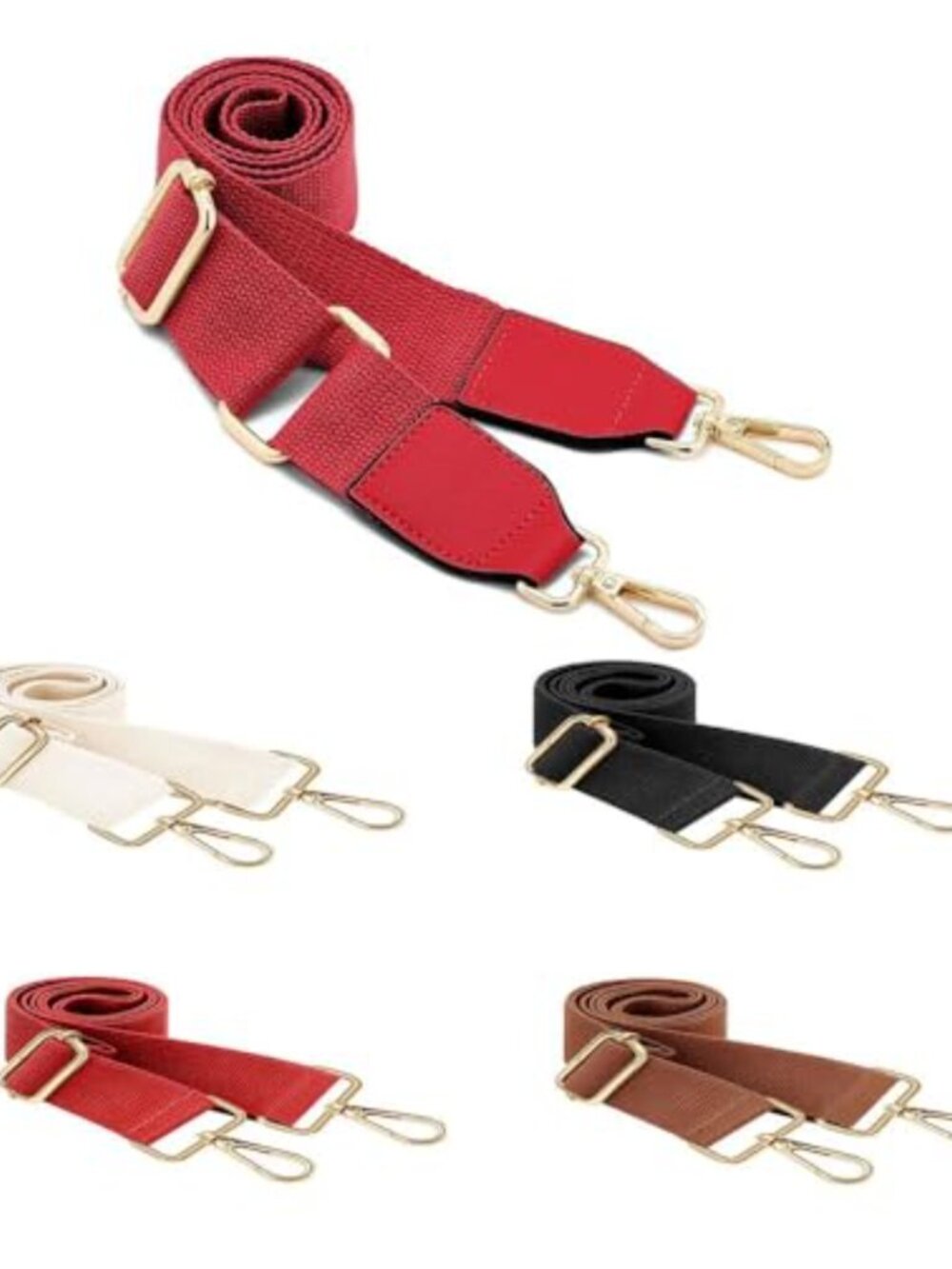 Canvas Purse Strap Replacement 55" Adjustable Crossbody Bag Strap